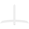 Ekena Millwork Bellingham Architectural Grade PVC Gable Bracket, 60"W x 40"H x 4"D x 4"F, 16/12 Pitch GBP060X40X0404BEL00 - alternate 4